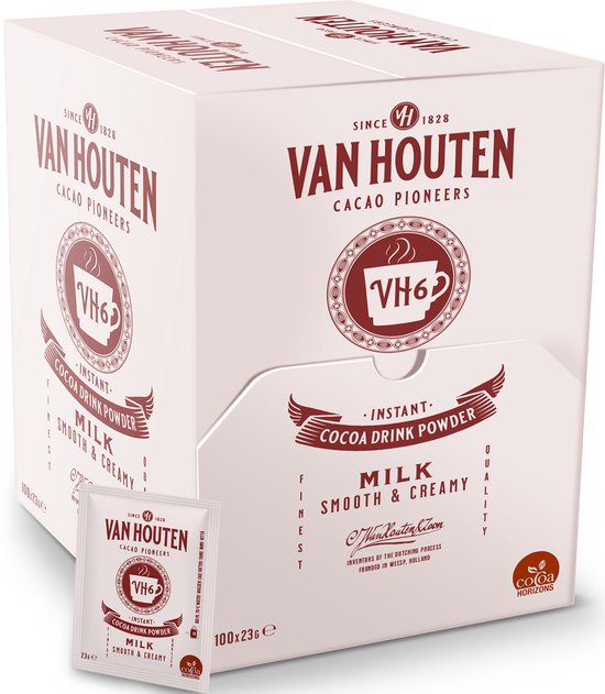 Van Houten chocodrinks 100 zakjes