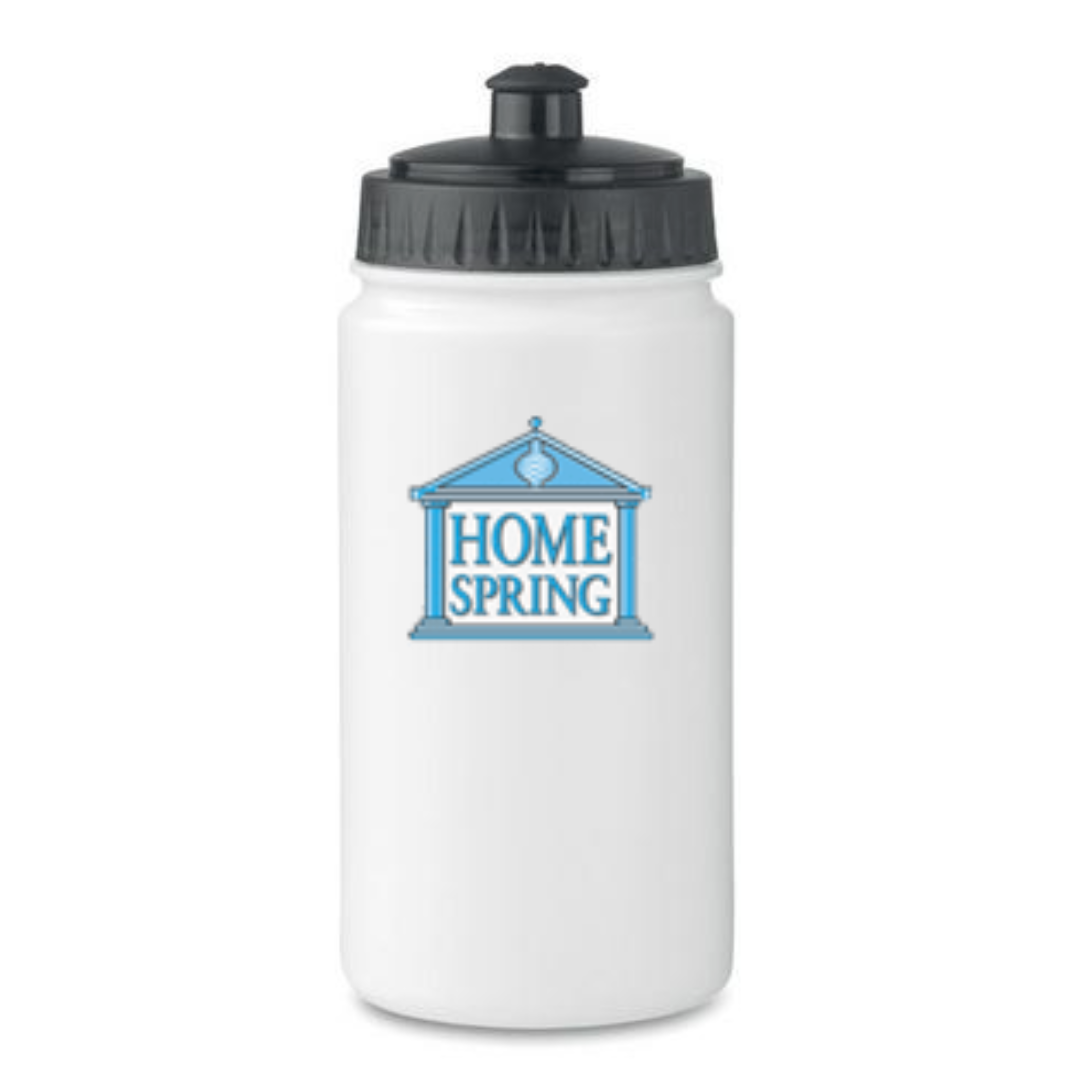 Bidonflessen met logo Homespring 0,5 liter